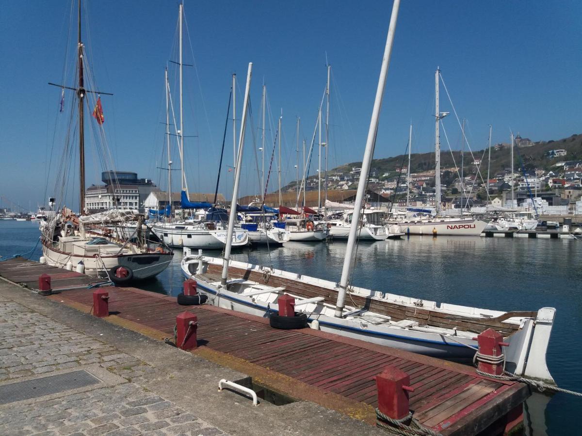 L' Albatros Vue Sur Le Port Apartman Fécamp Kültér fotó